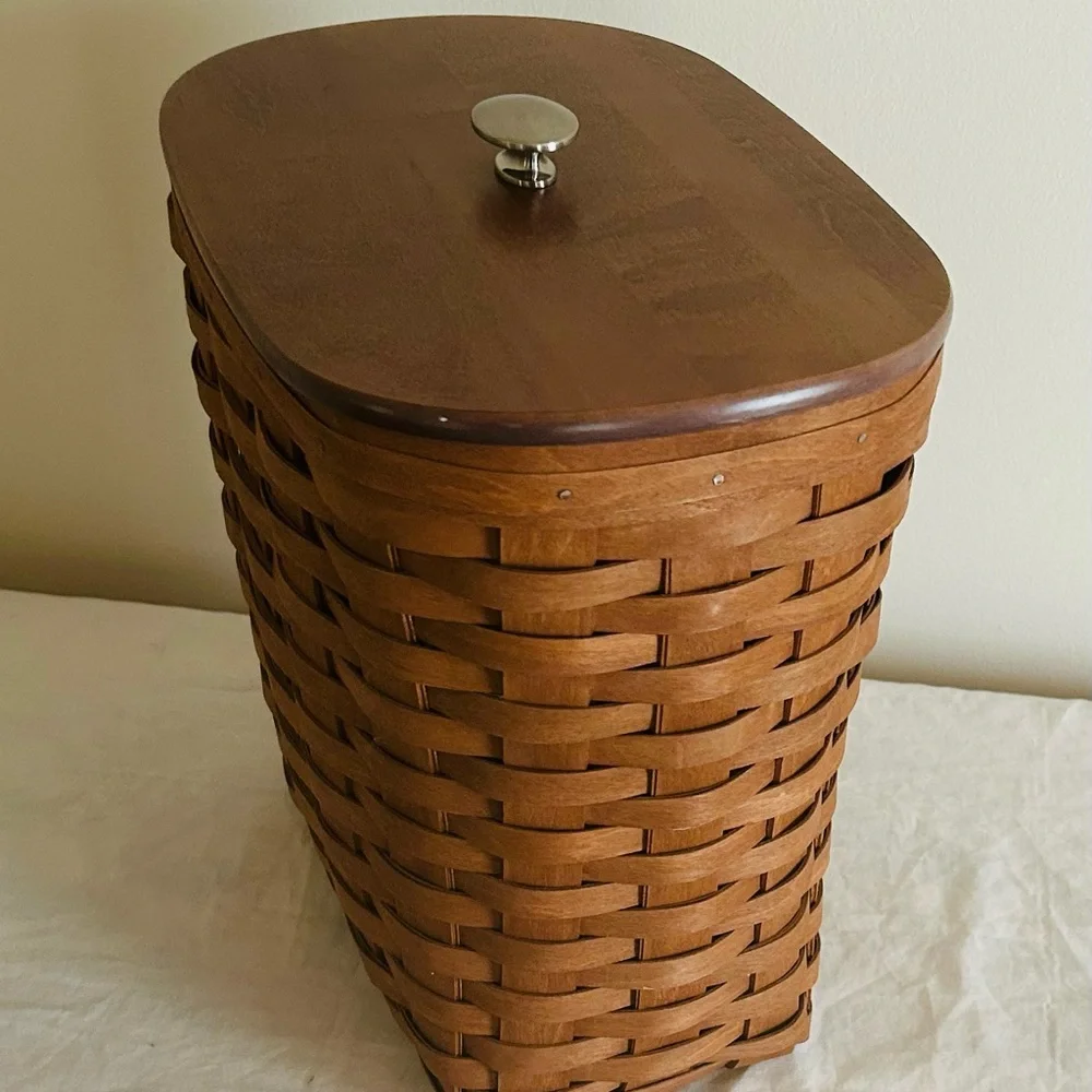 Longaberger 2008 Decorative Handmade Basket w/ Longaberger Custom Made. - Picture 3 of 11